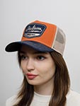 Бейсболка STETSON арт. 7761158 TRUCKER CAP SPARK PLUG (терракотовый / темно-синий)